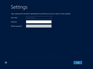 Windows Server 2012 Administrator Password