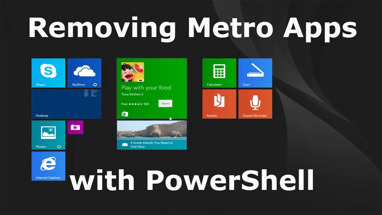 remove all metro apps windows 10 powershell